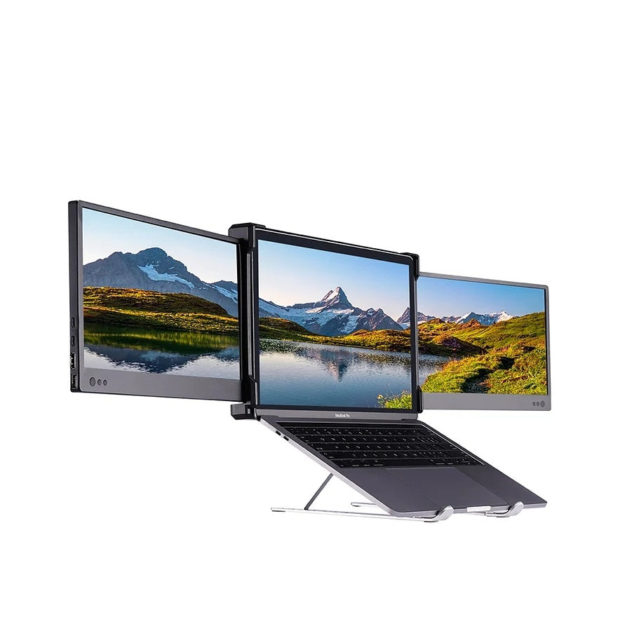 V2com Triple Portable Monitor for Laptop Screen Extender 12'' - P2