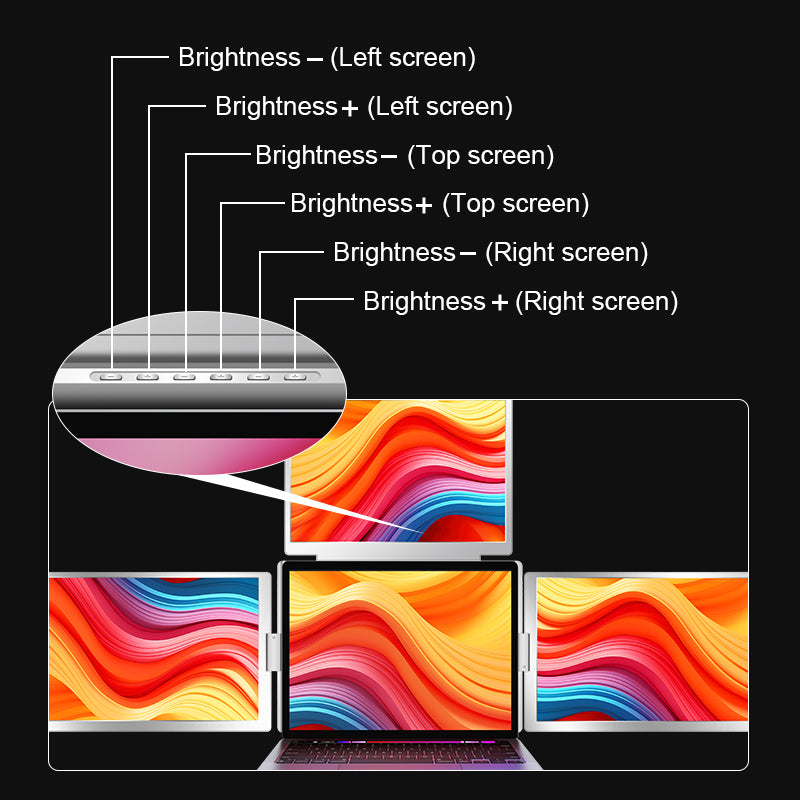 V2com Quad-Screen VS788