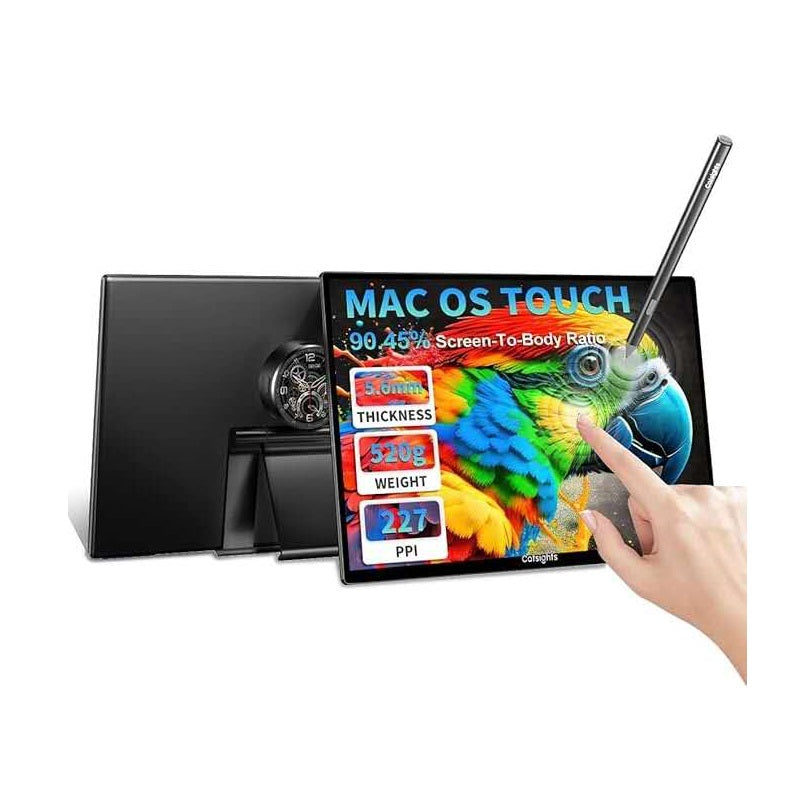 V2com & Catsights Portable Touchscreen Monitor for Mac