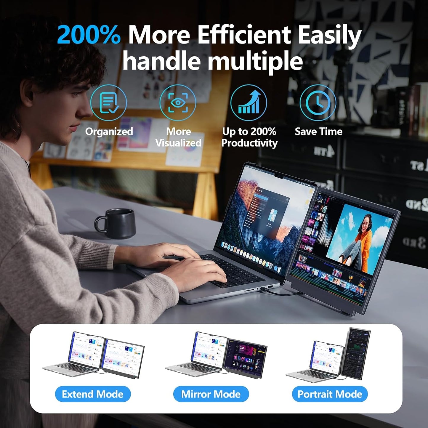 V2com Portable Monitor M5