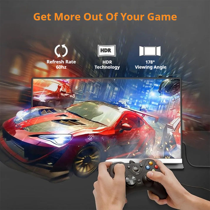 V2COM Portable Screen 15.6 inch P4