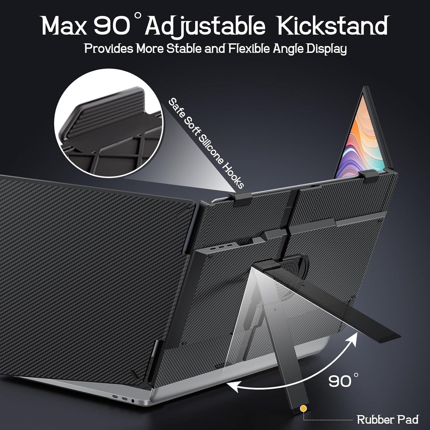 V2com S10 Series — 14" Screens. One Bigger Workspace.