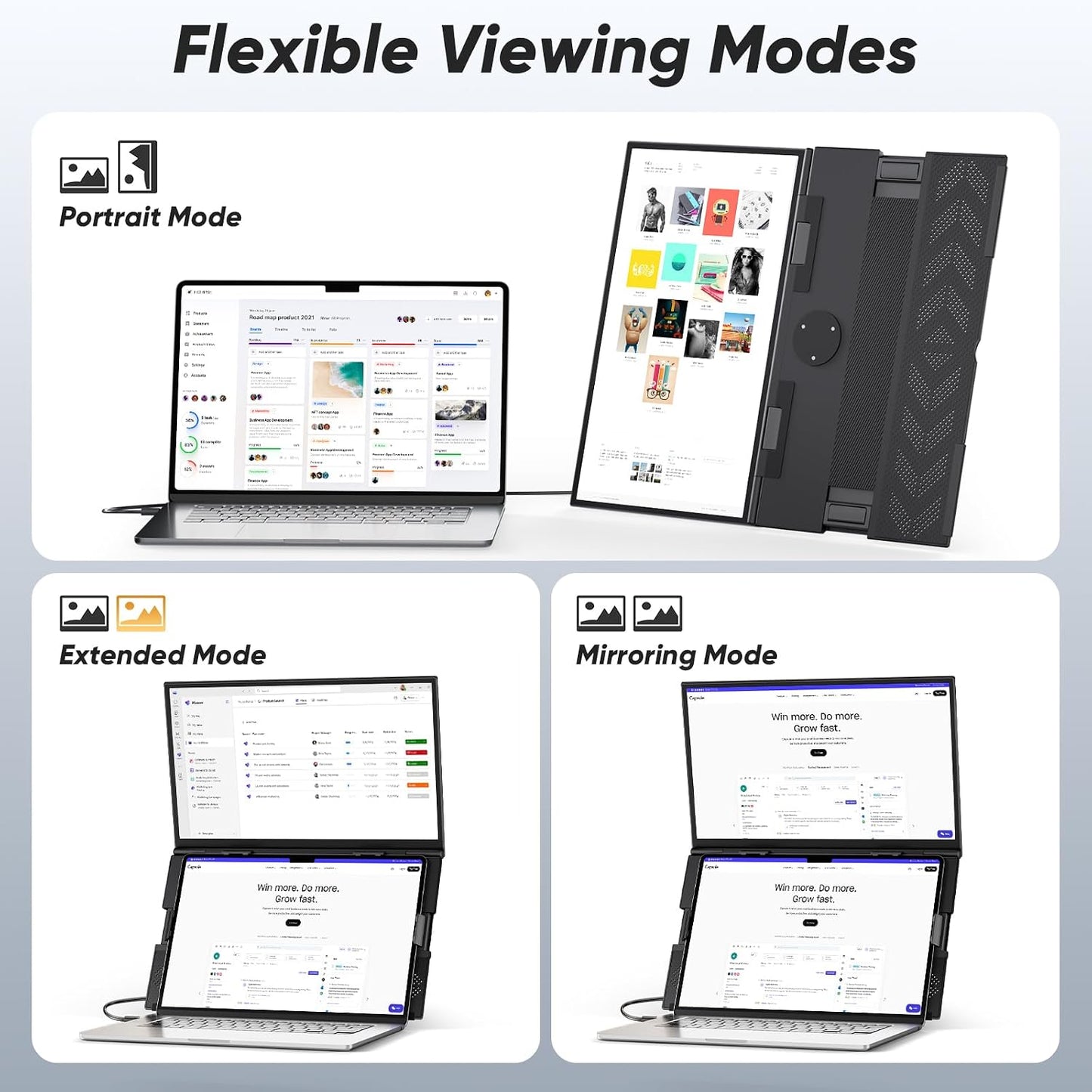 V2com Laptop Screen Extender -S15/S15 Plus