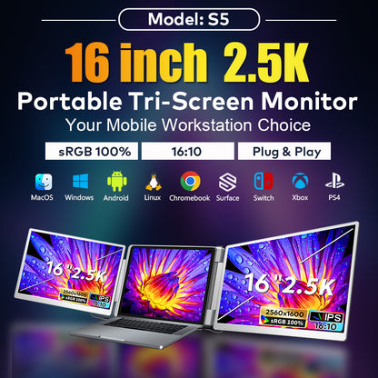 V2COM Laptop Screen Extender 16inch - VS5