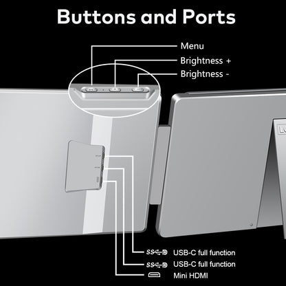 V2COM Laptop Screen Extender 16inch - VS5