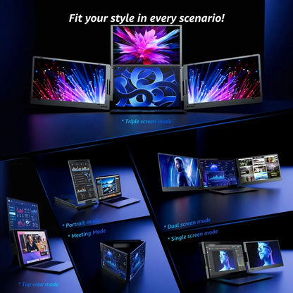 V2com Quad Laptop Screen Extender W3