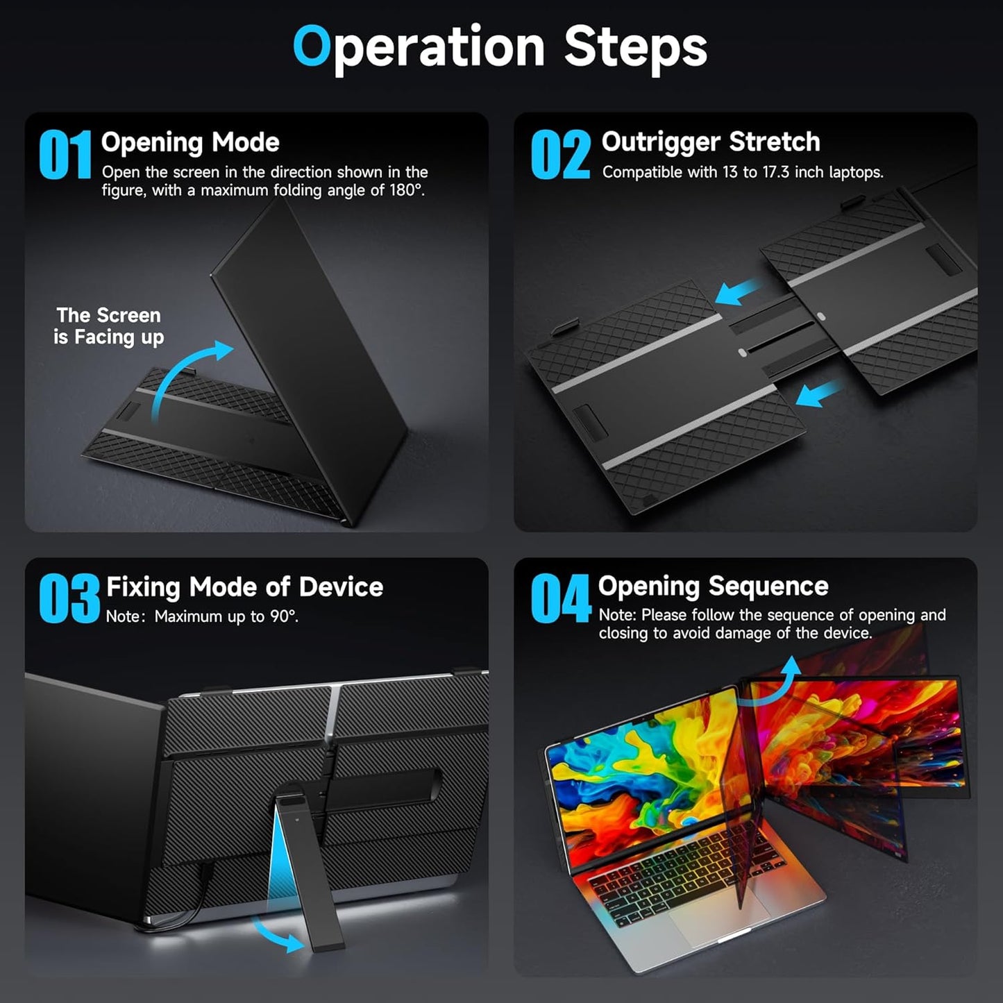 V2com Portable Monitor 14"  S8